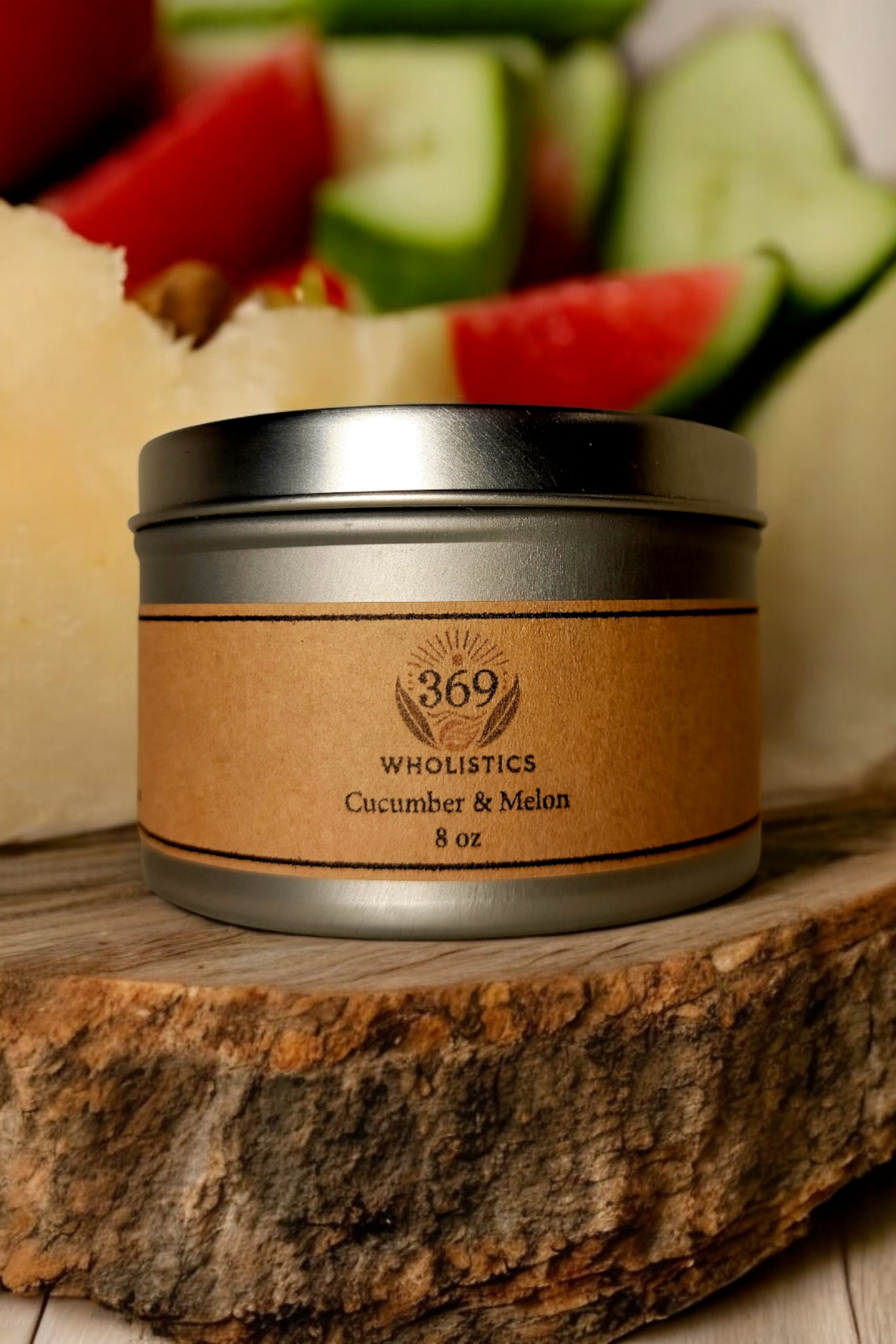 Cucumber & Melon Bliss 8 oz Soy Candle